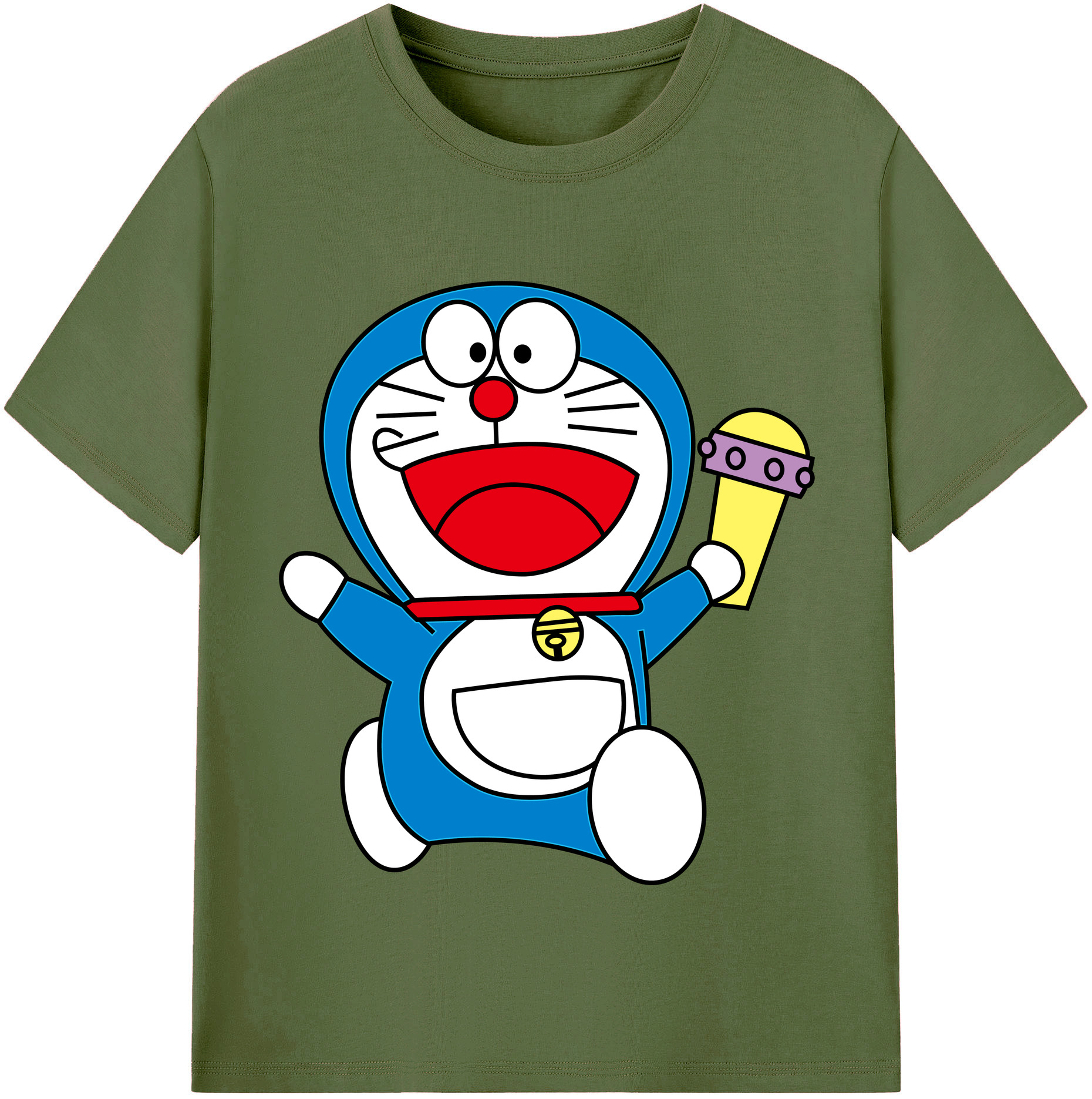 （画像用） ドラえもん Doraemon 綿100％半袖Tシャツ（フロントプリント）